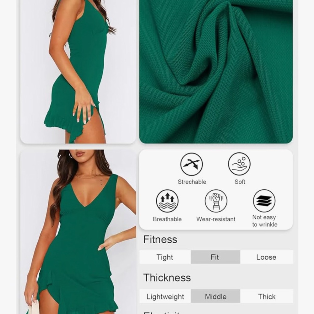 Green Mini Dress